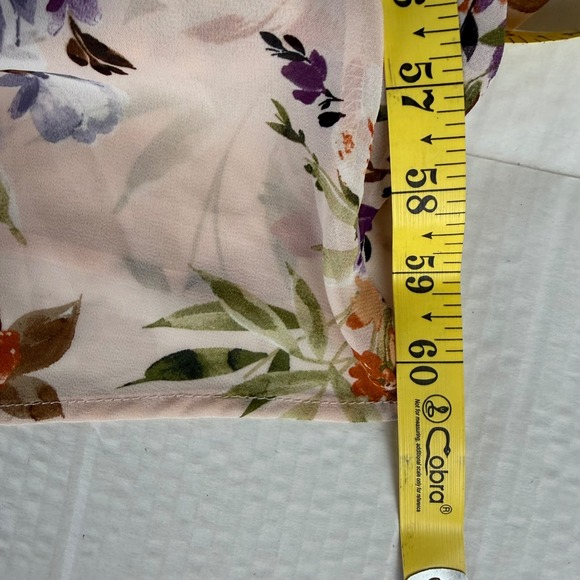 Baltic Born Giselle Maxi Dress Blush Floral Square Neck Long Sleeve Size S NWT - Picture 11 of 11